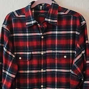 Polo mens flannel shirt Large